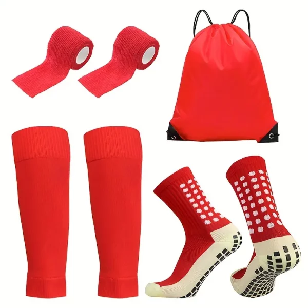 4 piezas de calcetines de fútbol y conjunto de accesorios - Imagen 3