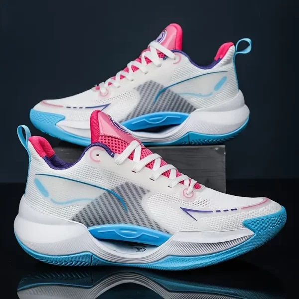 Zapatillas de Baloncesto Unisex Ligeras y Transpirables
